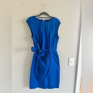 Ann Taylor Vibrant Blue Midi Dress